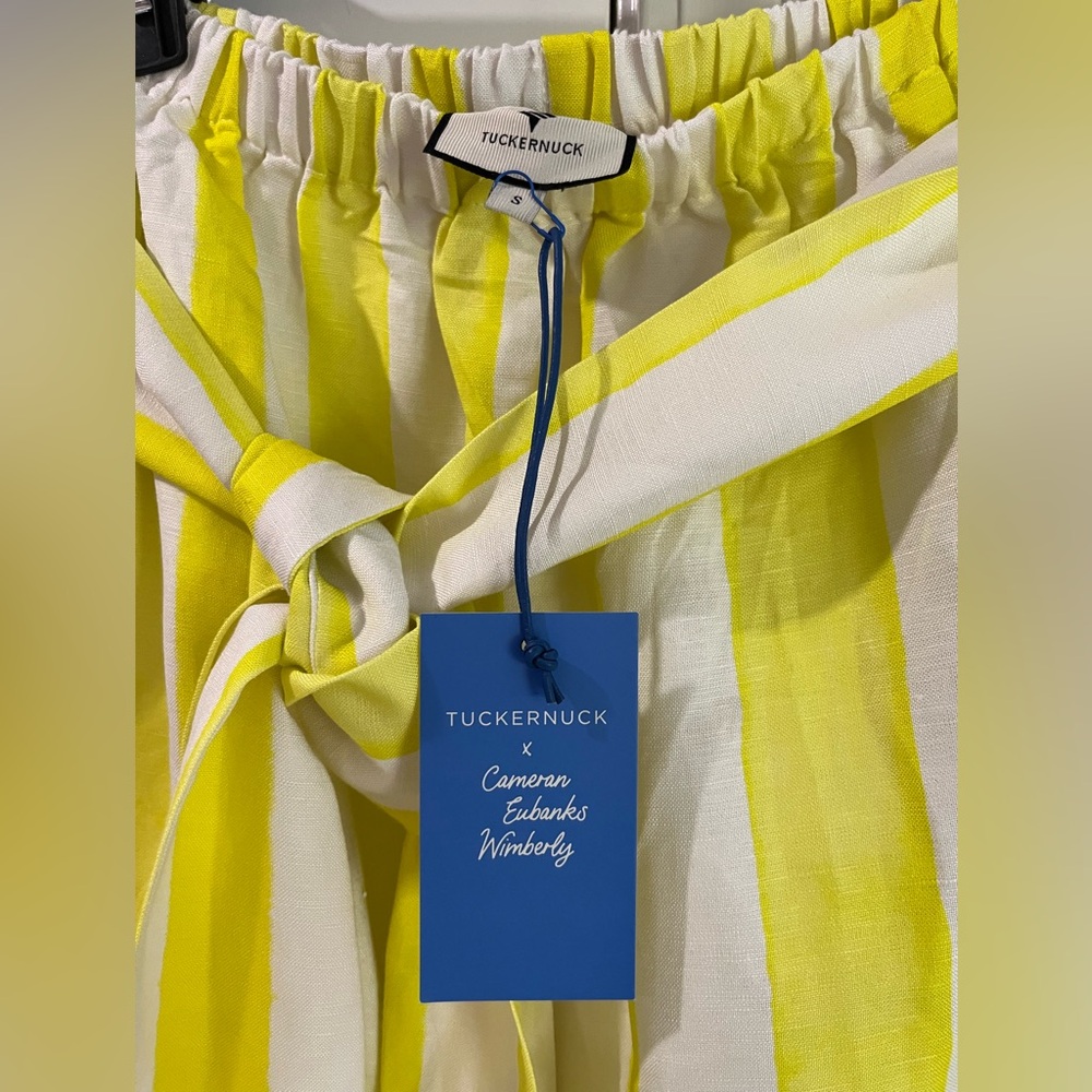 Tuckernuck x Cameran Eubanks Wimberly Cabana Stripe Hampton Wrap skirt NWT - Picture 5 of 5